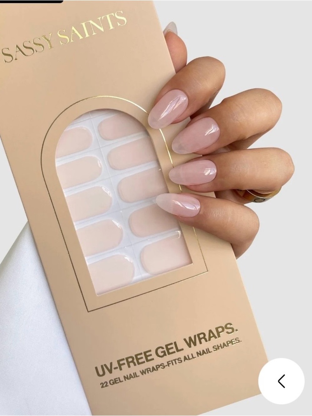 Sassy Saints Gel Nail Wraps - Sugar Glaze
